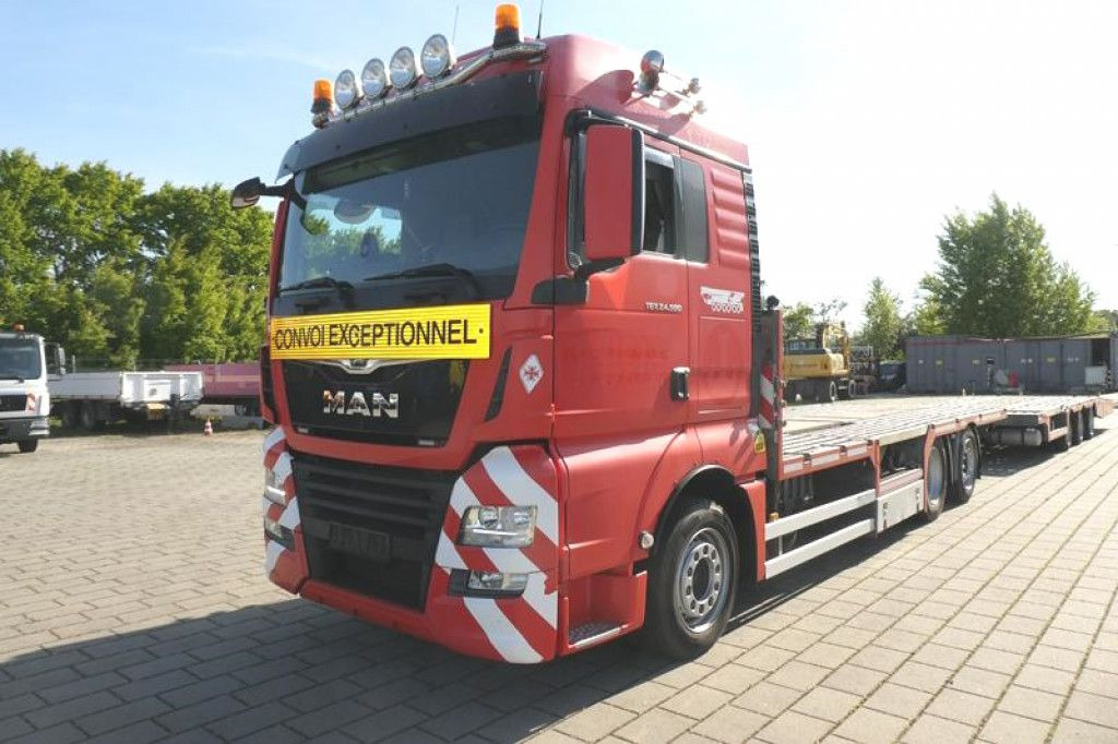 MAN TG-X 24.500 6x2-4 LL-U Pritsche Maschinentranspo - Kamion sa tovarnim sandukom: slika 2 MAN TG-X 24.500 6x2-4 LL-U Pritsche Maschinentranspo - Kamion sa tovarnim sandukom: slika 2