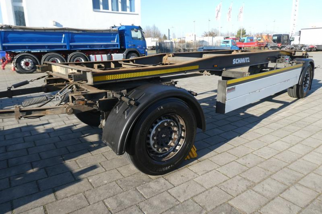 SCHMITZ GOTHA Abrollcontainernanhänger ACF 18 Containeranhänger S -Schlitten - Abrol/ Autopodizač prikolica: slika 1 SCHMITZ GOTHA Abrollcontainernanhänger ACF 18 Containeranhänger S -Schlitten - Abrol/ Autopodizač prikolica: slika 1