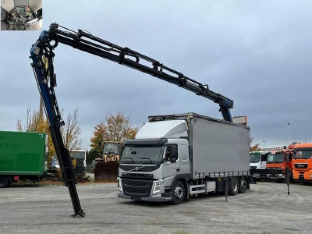 Volvo FM 420 6x2 Pritsche Heckkran 27m/t,Funk,Jib ,E6 - Kamion sa tovarnim sandukom, Kamion sa dizalicom: slika 1 Volvo FM 420 6x2 Pritsche Heckkran 27m/t,Funk,Jib ,E6 - Kamion sa tovarnim sandukom, Kamion sa dizalicom: slika 1