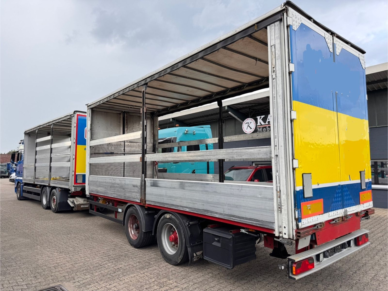 MAN 26.500 TGX+Anh LBW Euro6 Lift/Lenkachse - Kamion sa ceradom: slika 3 MAN 26.500 TGX+Anh LBW Euro6 Lift/Lenkachse - Kamion sa ceradom: slika 3