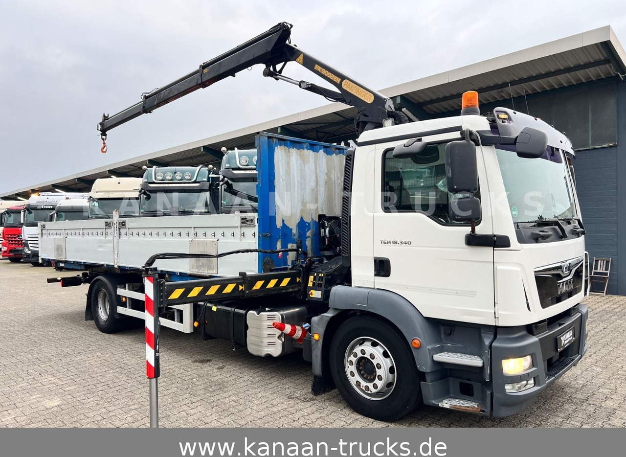 MAN TGM 18.340 LL BDF PK9002 Pritsche EURO6 - Kamion sa dizalicom: slika 1 MAN TGM 18.340 LL BDF PK9002 Pritsche EURO6 - Kamion sa dizalicom: slika 1