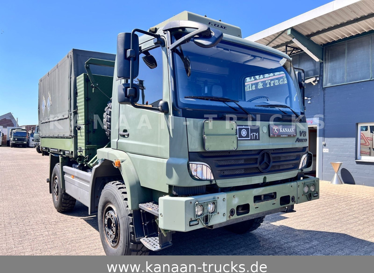 Mercedes-Benz 1018 Atego 4x4 Allrad Miltär Camper Expedition - Kamion za prevoz kontejnera/ Kamion sa promenjivim sandukom: slika 1 Mercedes-Benz 1018 Atego 4x4 Allrad Miltär Camper Expedition - Kamion za prevoz kontejnera/ Kamion sa promenjivim sandukom: slika 1