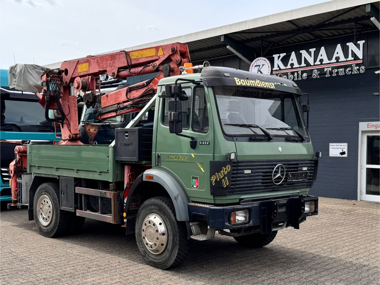 Mercedes-Benz 1417 AK Allrad Palfinger Montagekran 17,7m 64TKM - Kamion sa dizalicom: slika 2 Mercedes-Benz 1417 AK Allrad Palfinger Montagekran 17,7m 64TKM - Kamion sa dizalicom: slika 2