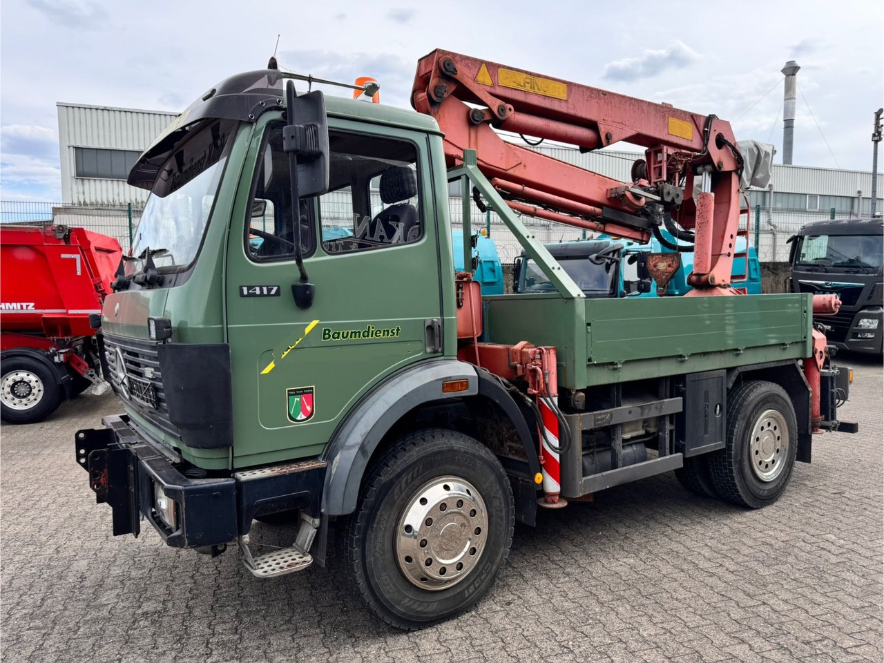 Mercedes-Benz 1417 AK Allrad Palfinger Montagekran 17,7m 64TKM - Kamion sa dizalicom: slika 3 Mercedes-Benz 1417 AK Allrad Palfinger Montagekran 17,7m 64TKM - Kamion sa dizalicom: slika 3