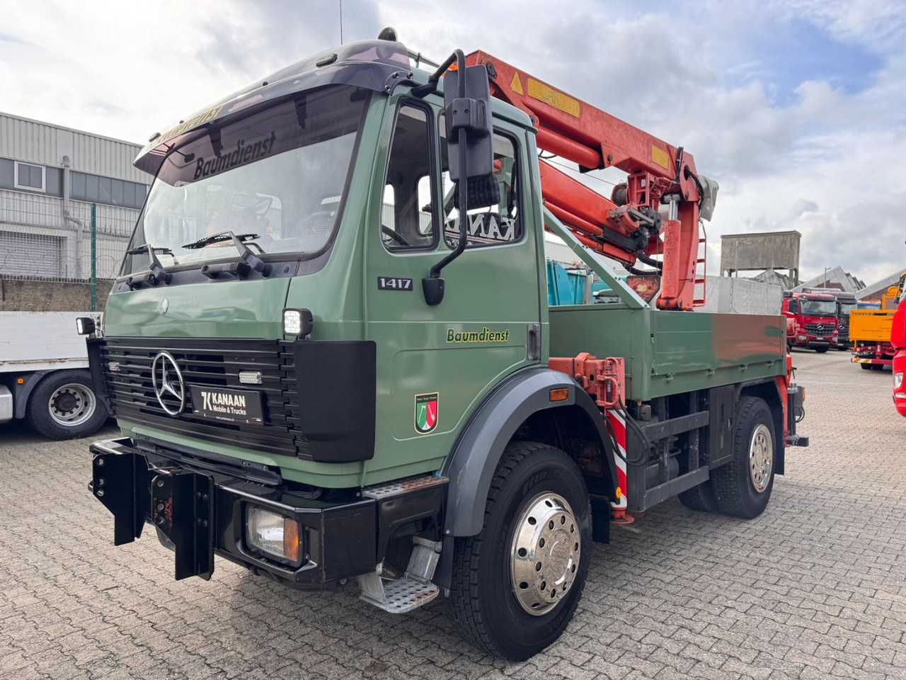 Mercedes-Benz 1417 AK Allrad Palfinger Montagekran 17,7m 64TKM - Kamion sa dizalicom: slika 2 Mercedes-Benz 1417 AK Allrad Palfinger Montagekran 17,7m 64TKM - Kamion sa dizalicom: slika 2