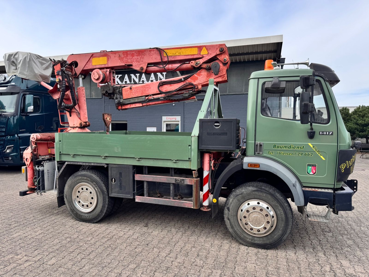 Mercedes-Benz 1417 AK Allrad Palfinger Montagekran 17,7m 64TKM - Kamion sa dizalicom: slika 1 Mercedes-Benz 1417 AK Allrad Palfinger Montagekran 17,7m 64TKM - Kamion sa dizalicom: slika 1