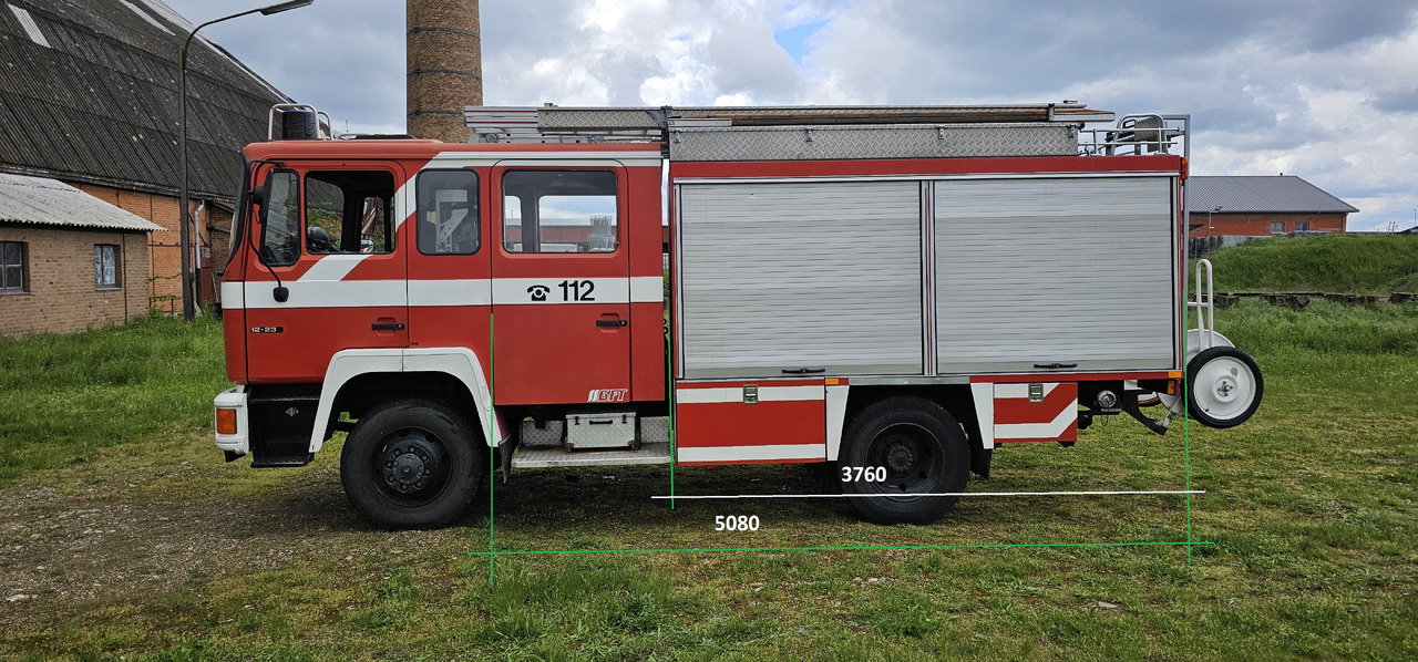 Vatrogasni kamion MAN 12.232 Feuerwehr Firetruck Autobomba: slika 18