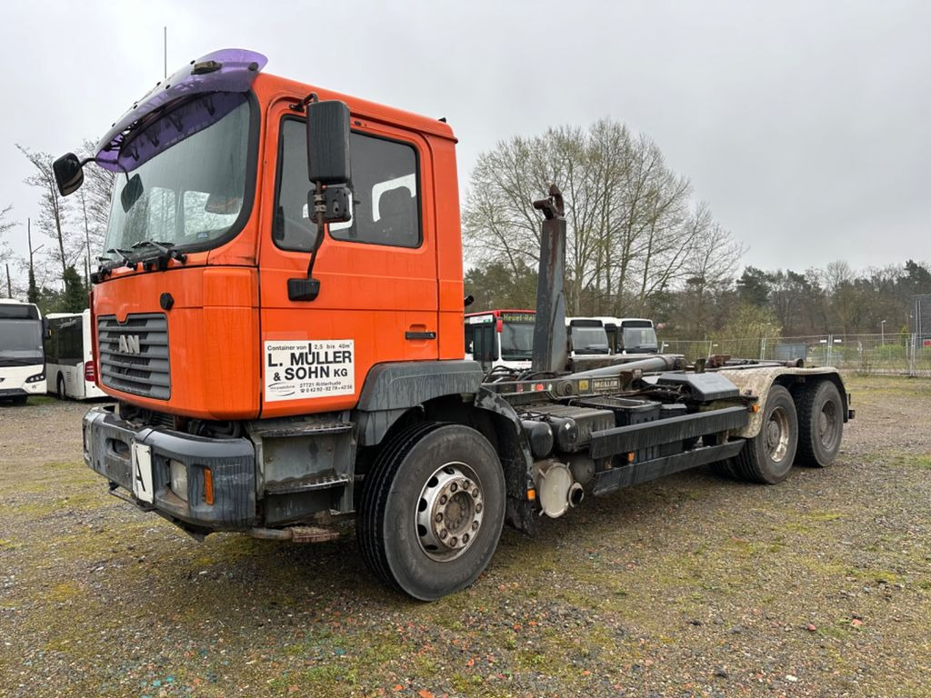 MAN T48 6x4 (Blatt-Blatt) Absetzkipper Meiler - Kamion za utovaranje kontejnera: slika 1 MAN T48 6x4 (Blatt-Blatt) Absetzkipper Meiler - Kamion za utovaranje kontejnera: slika 1